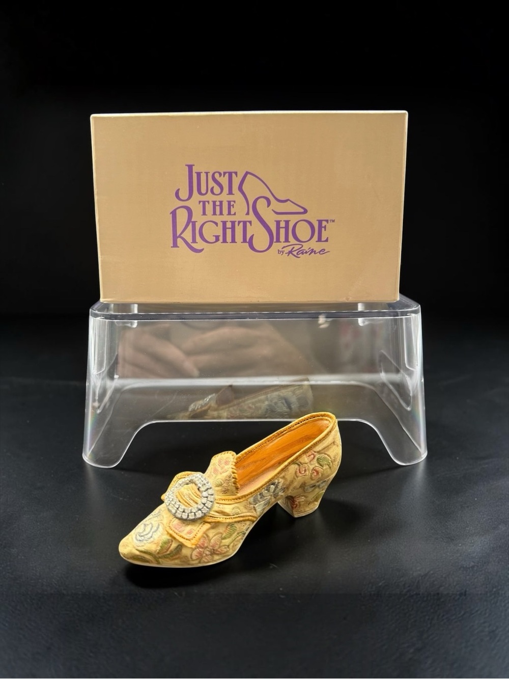 Afternoon Tea Just The Right Shoe Raine Willitts 25016 1998 Original Box As Is